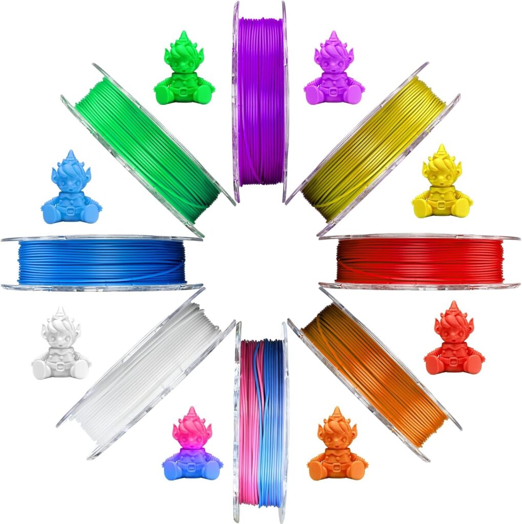 3D Printer for Kids, Beginner 3D Printer with 8 PLA Filament Set, Huge Toy Library  Modify, Wi-Fi  App Control, Create STEM Toys, High Precision, W/ 15+ Mini 3D Design Module, X-Maker Joy