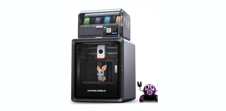 Anycubic Kobra S1 Combo 3D Printer, 4 Stunning Multicolor with Anycubic ACE PRO