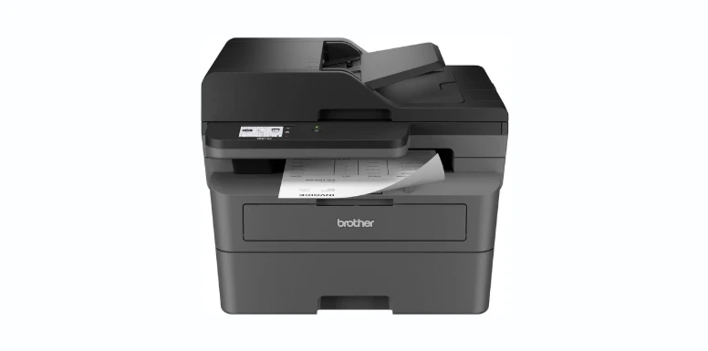 Brother MFC-L2820DW Wireless Compact Monochrome All-in-One Laser Printer with Copy, Scan and Fax, Duplex, Black & White Includes Refresh Subscription Trial(1),(Renewed Premium)