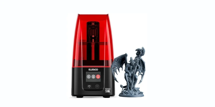 ELEGOO Mars 4 MSLA 3D Printer with 7" 9K Monochrome LCD
