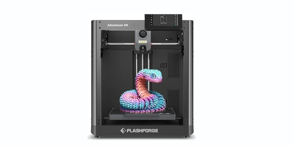 FLASHFORGE Adventurer 5M 3D Printer with Fully Auto Leveling