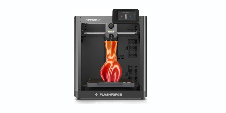 FLASHFORGE Adventurer 5M 3D Printer with Fully Auto Leveling System, Max 600mm PER s High-Speed