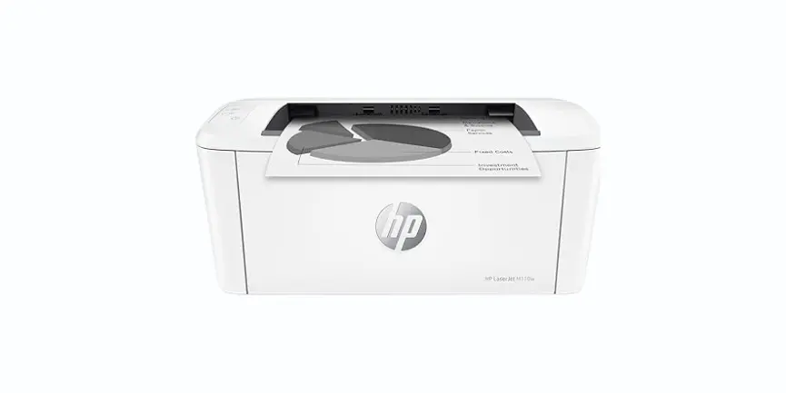 HP LaserJet M110w Wireless Black & White Printer, Print, Fast speeds, Easy setup, Mobile printing, Best for small teams