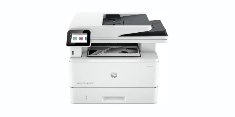 HP LaserJet Pro MFP 4101fdw Wireless Black & White All-in-One Laser Printer, Scanner, Copier, Fax, Best-for-Office (2Z619F)