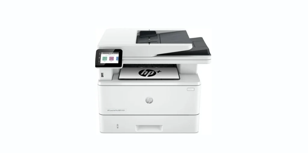 HP LaserJet Pro MFP 4101fdwe Wireless Black & White Monochrome Printer with HP Smart Office Features and Fax