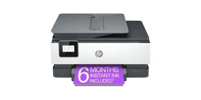 HP OfficeJet 8015e Wireless Color All-in-One Printer, 6 month Instant Ink trial included