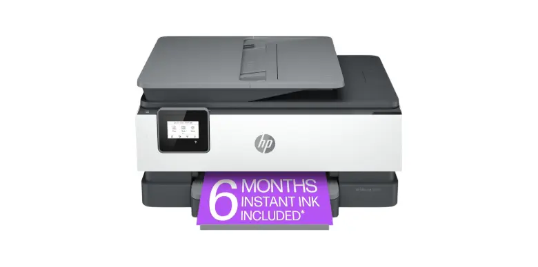 HP OfficeJet 8015e Wireless Color All-in-One Printer, 6 month Instant Ink trial included