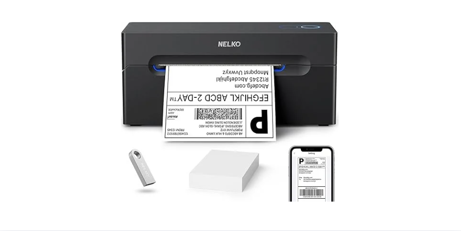 Nelko Bluetooth Thermal Shipping Label Printer