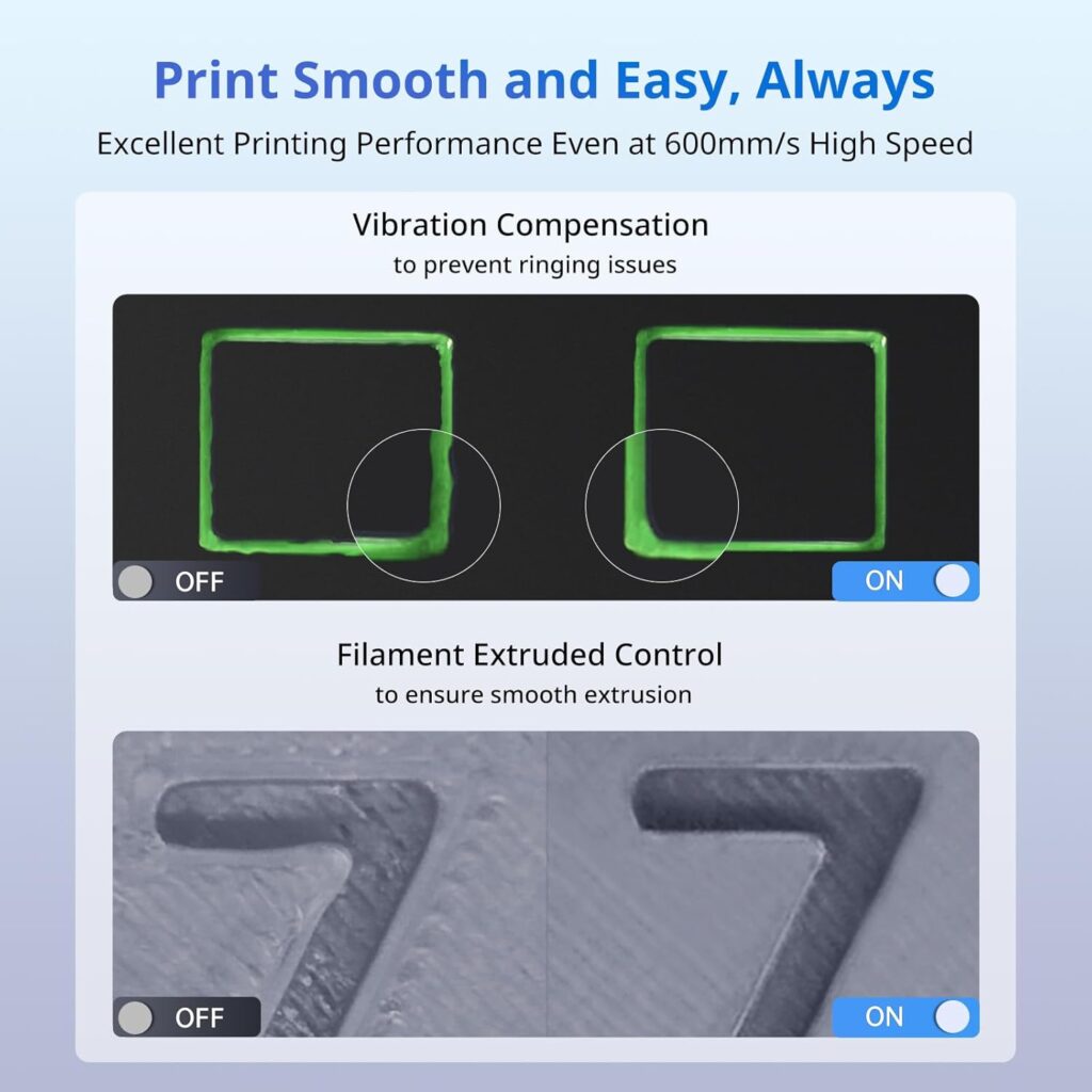 Anycubic Kobra 3 3D Printer Only, Max 600mm/s Print Speed Full-auto Calibration Details Better, Multi-Color 3D Printing Need with Additional Anycubic ACE Pro, Explore Endless Fun 9.8x9.8x10.2