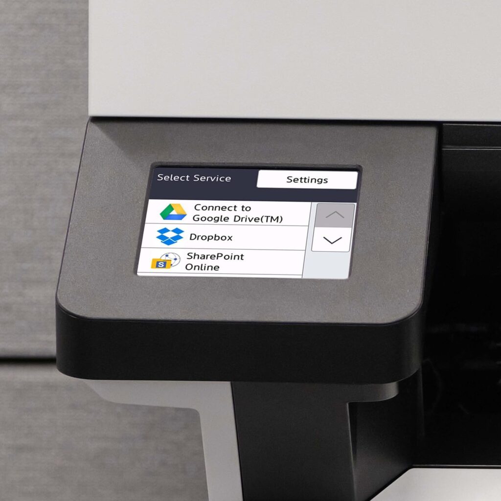Brother DCP-L5510DN Business Monochrome Laser All-in-One Printer with Duplex Printing and Networking, Works with Alexa