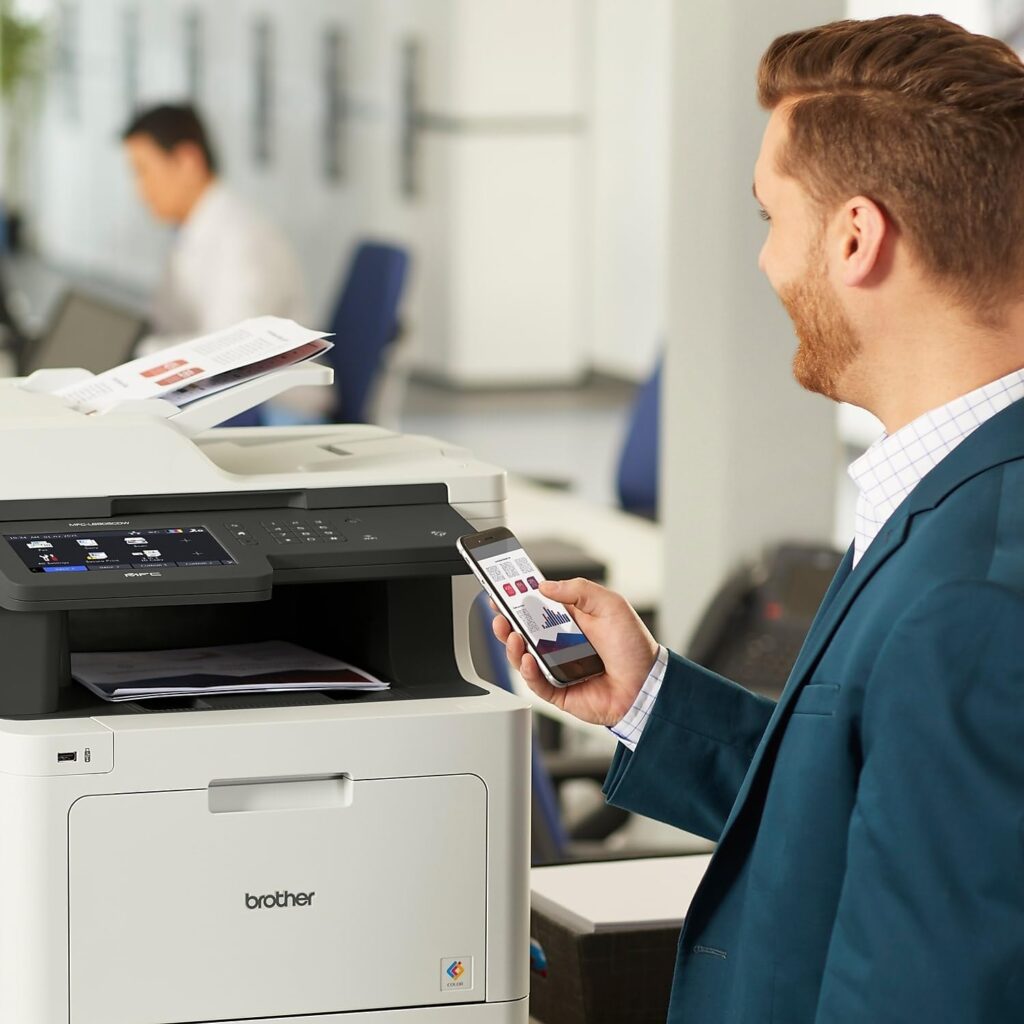 Brother MFC-L8900CDW Business Color Laser All-in-One Printer, Amazon Dash Replenishment Ready