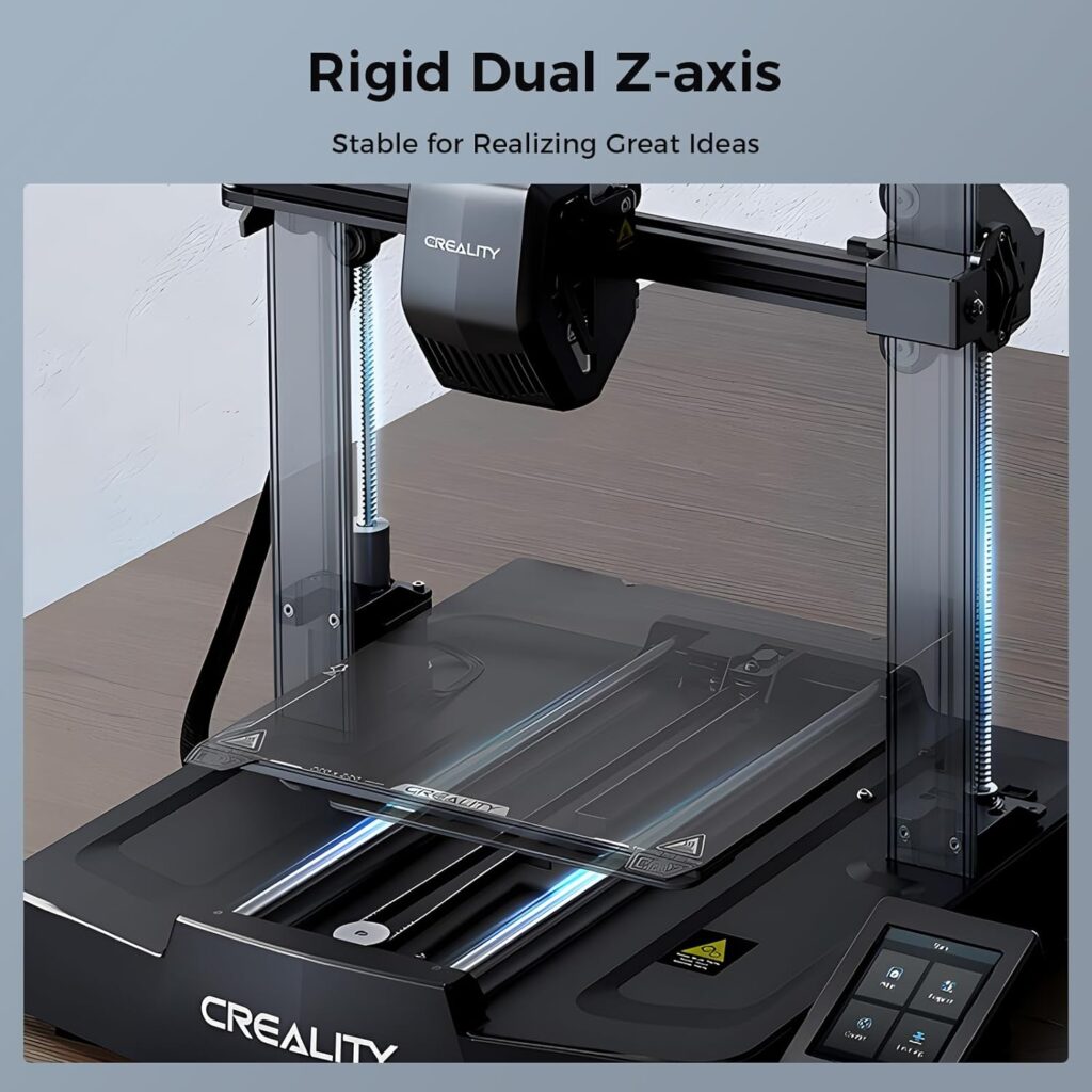 Creality Ender 3 V3 SE 3D Printer 250mm/s Max Printing Speed Upgraded Visual UI Auto Filament Loading and Unloading, Sprite Direct Extruder CR Touch Auto Leveling Dual Z-axis 8.66x8.66x9.84 inch