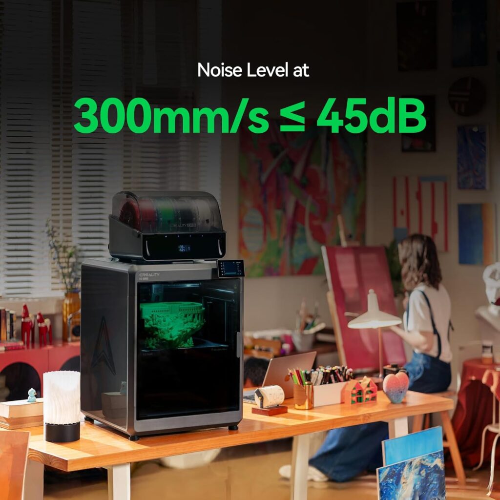 Creality K2 Plus Combo 3D Printer, Support Multi-Color 3D Printing with CFS, 600mm/s Max High-Speed Printing, Fully Assembled Auto Leveling and ≤45 dB Quiet 3D Printers (K2 Plus Combo)
