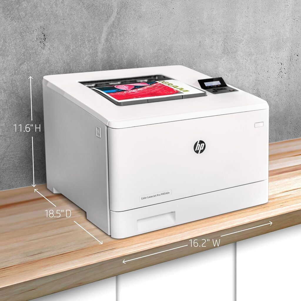 HP Color LaserJet Pro 4201dn Printer, Print, Fast speeds, Easy setup, Mobile printing, Advanced security, Best-for-small teams. Ethernet  USB only. Not Wireless. White