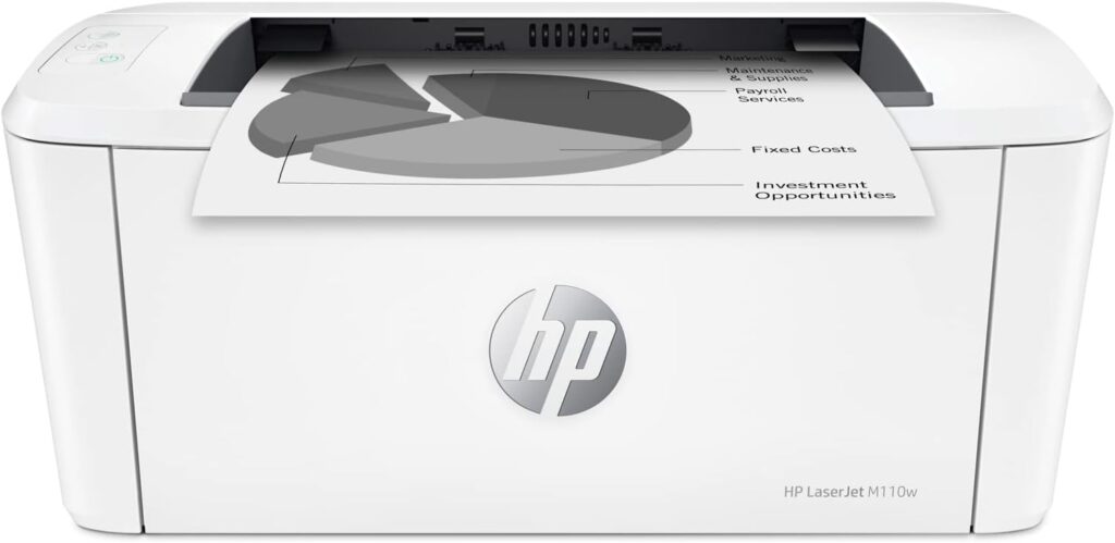 HP Laserjet M110w Wireless Monochrome Printer (7MD66F) (Renewed)