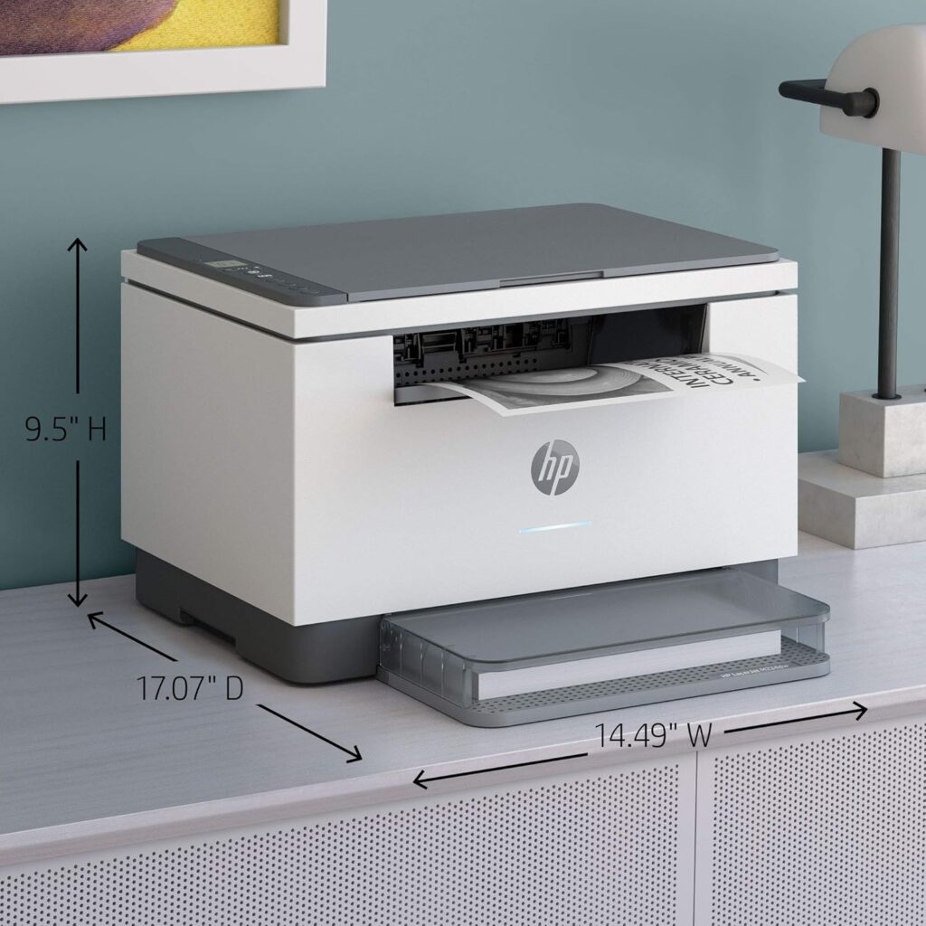 HP Laserjet M209dw Wireless Black  White Laser Printer, Single-Function, Print, Best for Home Office (Renewed)