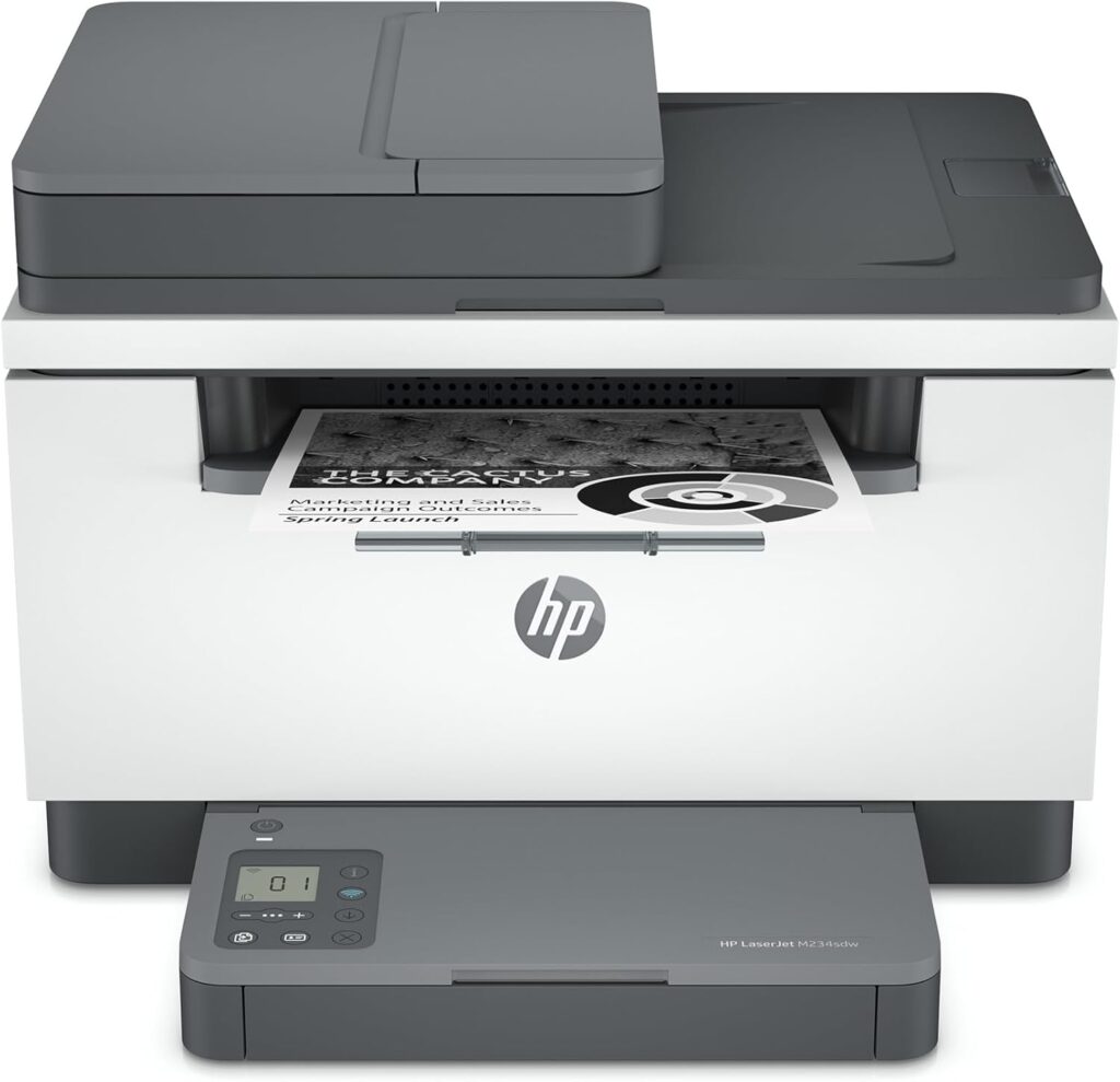 HP LaserJet MFP M234sdw Wireless Black  White Printer, Print, scan, copy, Fast speeds, Easy setup, Mobile printing, Best-for-small teams