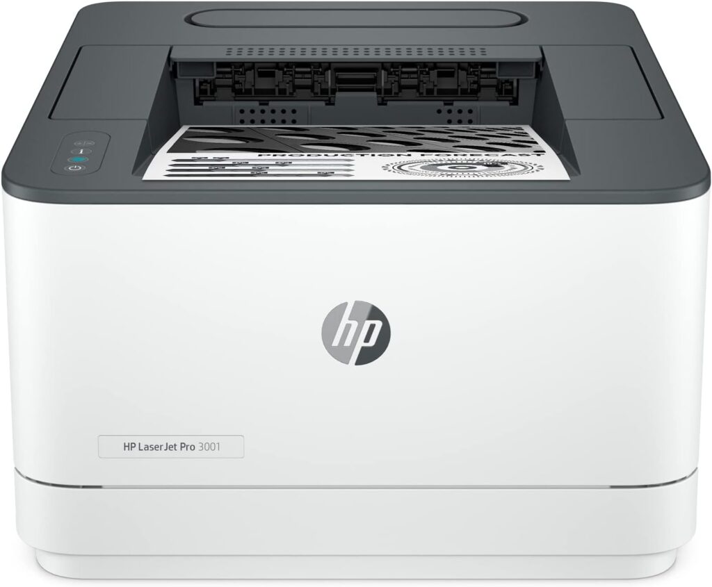 HP LaserJet Pro 3001dw Wireless Black  White Printer, Best-for-Office (3G65OF)