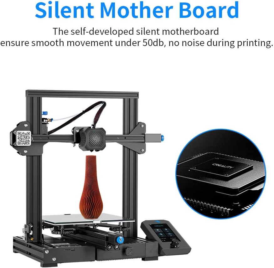 Official Creality Ender 3 3D Printer Fully Open Source with Resume Printing Function DIY Printers Build Volulme 8.66x8.66x9.84 inch