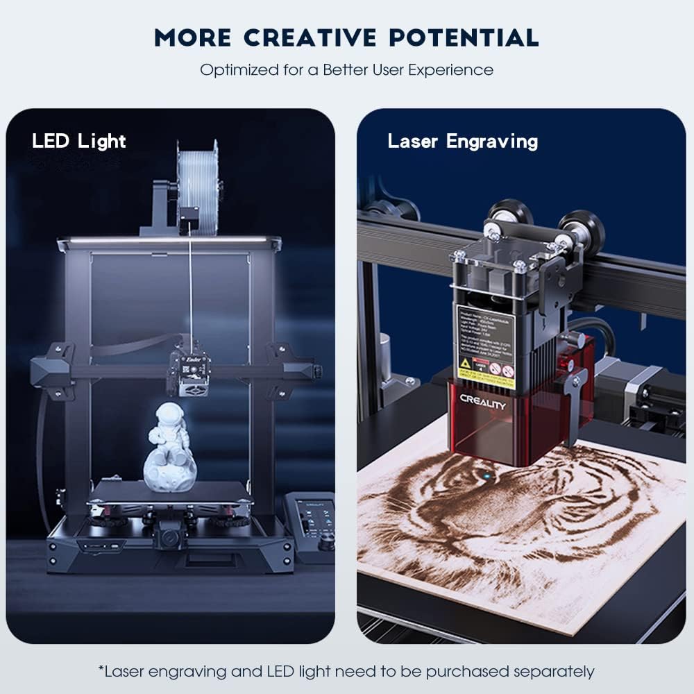 Official Creality Ender 3 S1 3D Printer with Direct Drive Extruder CR Touch Auto Leveling High Precision Double Z-axis Screw Silent Board Printing Size 8.6X8.6X10.6in, Upgrade Ender 3 V2 for Beginners
