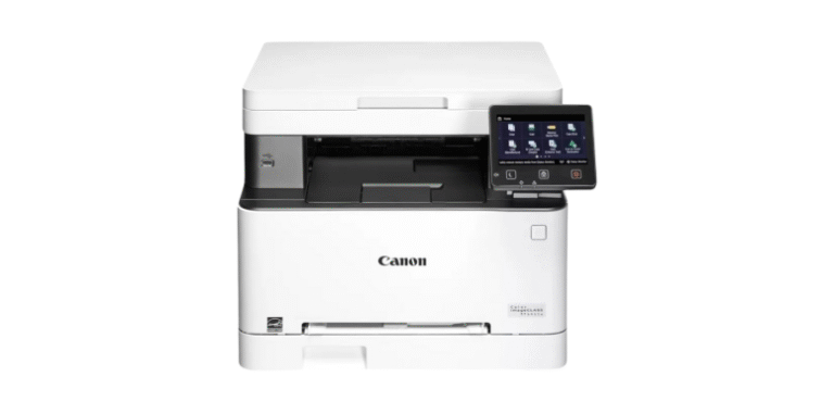 Canon Color imageCLASS MF641Cw Wireless Multifunctional Mobile Ready Laser Printer with 5-Inch Touchscreen and V2 Technology (White and Black, Renewed)
