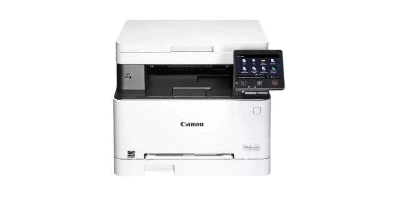 Canon Color imageCLASS MF641Cw Wireless Multifunctional Mobile Ready Laser Printer with 5-Inch Touchscreen and V2 Technology (White and Black, Renewed)
