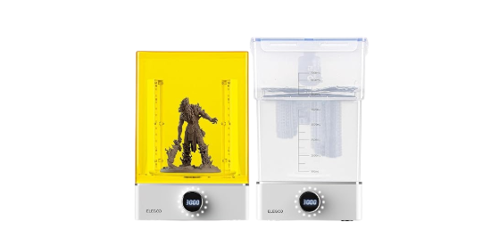 ELEGOO Mercury X Bundle with Separate Wash Station and Cure Station for Large Resin 3D Printed Models