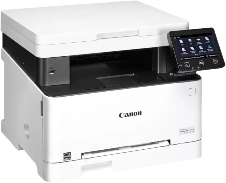 Canon Color imageCLASS MF641Cw Wireless Multifunctional Mobile Ready Laser Printer with 5-Inch Color Touchscreen and V2 Color Technology (White and Black, Renewed)