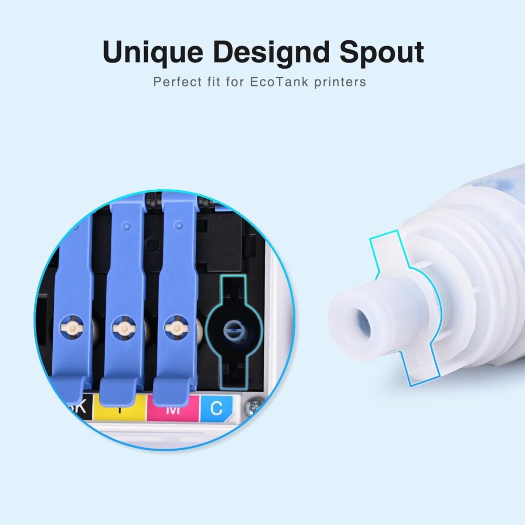 Cartridge-Free Super-Tank Printer with Sublimation Sublimation Heat Transfer Image Printing for T-Shirts Ceramic Mugs Bags and More. Conversion New
