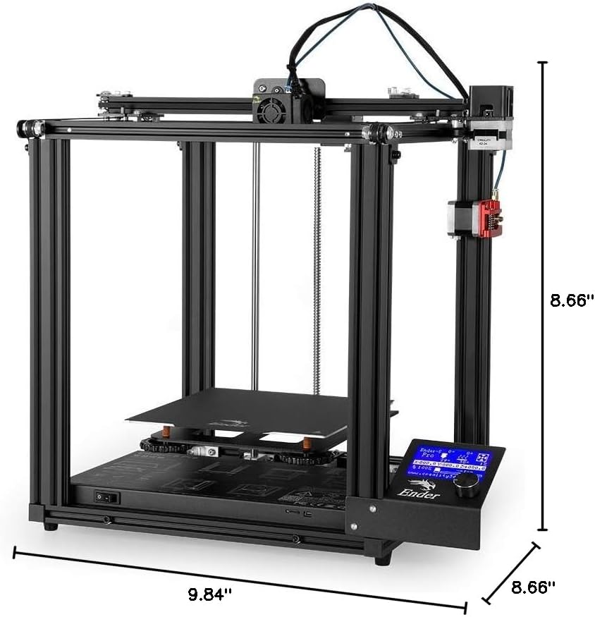 Creality Ender 3 V3 SE 3D Printer, 250mm/s Faster Print Speed CR Touch Auto Leveling Sprite Direct Extruder Dual Z-Axis Auto Filament Loading Ender 3 Upgrade 3D Printer Print Size 8.66x8.66x9.84 inch