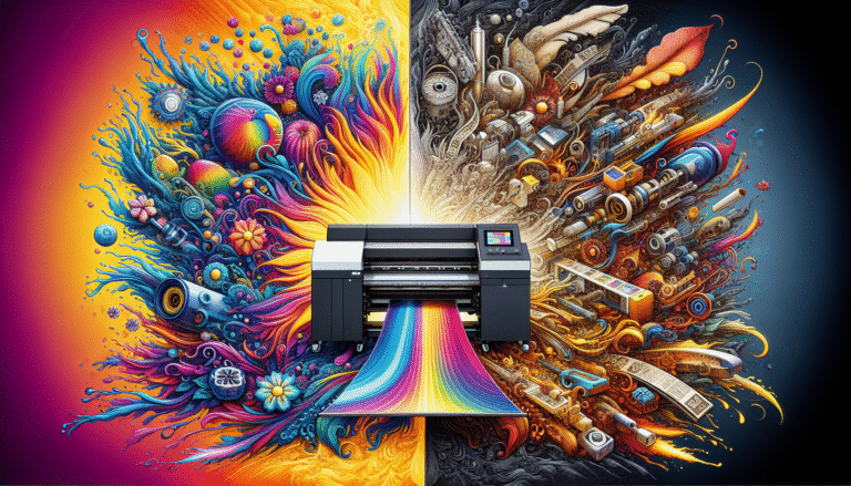 Sublimation printer versus DTF printing comparison