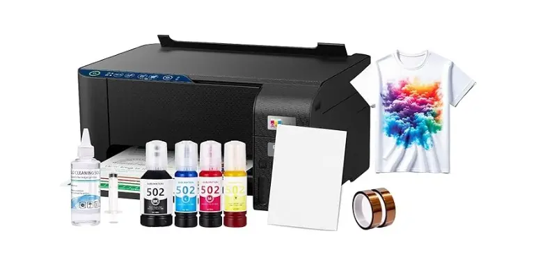 Generic Sublimation Heat Transfer Image Printing for T-shirts Ceramic Mugs Bags Heat Press Printer Bundle