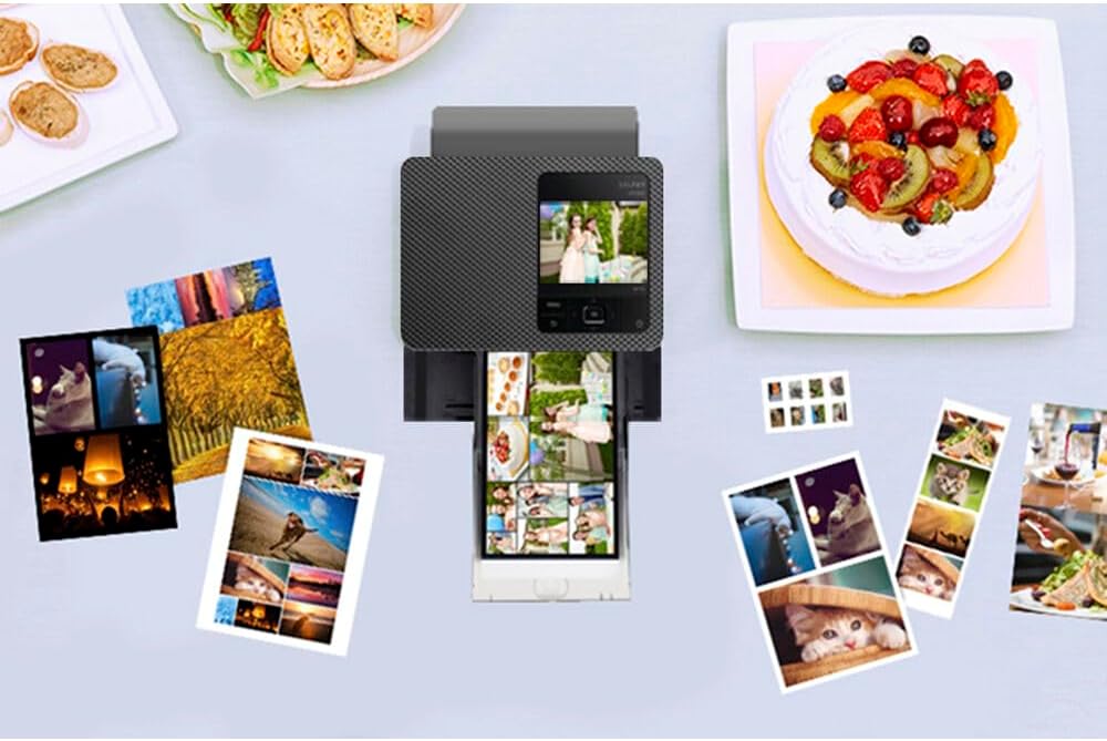 Canon SELPHY CP1500 Wireless Photo Printer with RP-108 Ink (Black) | Compact Dye-Sublimation for 4x6 Prints + 64GB Ultra Memory Card + Cleaning Kit + More