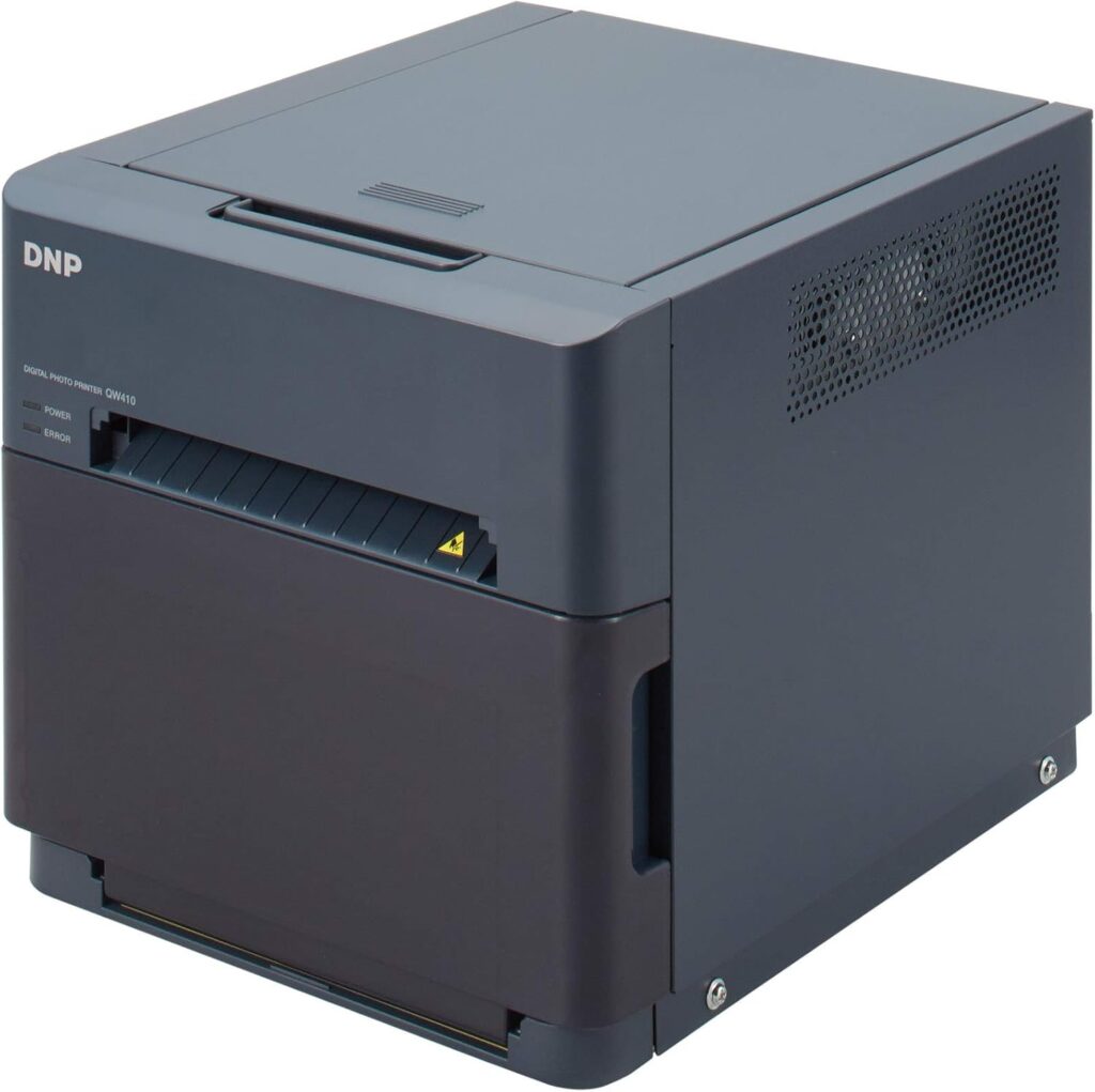 DNP QW410 4.5-inch Dye-Sublimation Professional Photo Printer Essential Bundle with 4x6-inch Digital Media, 2 Rolls (300 Total Prints)