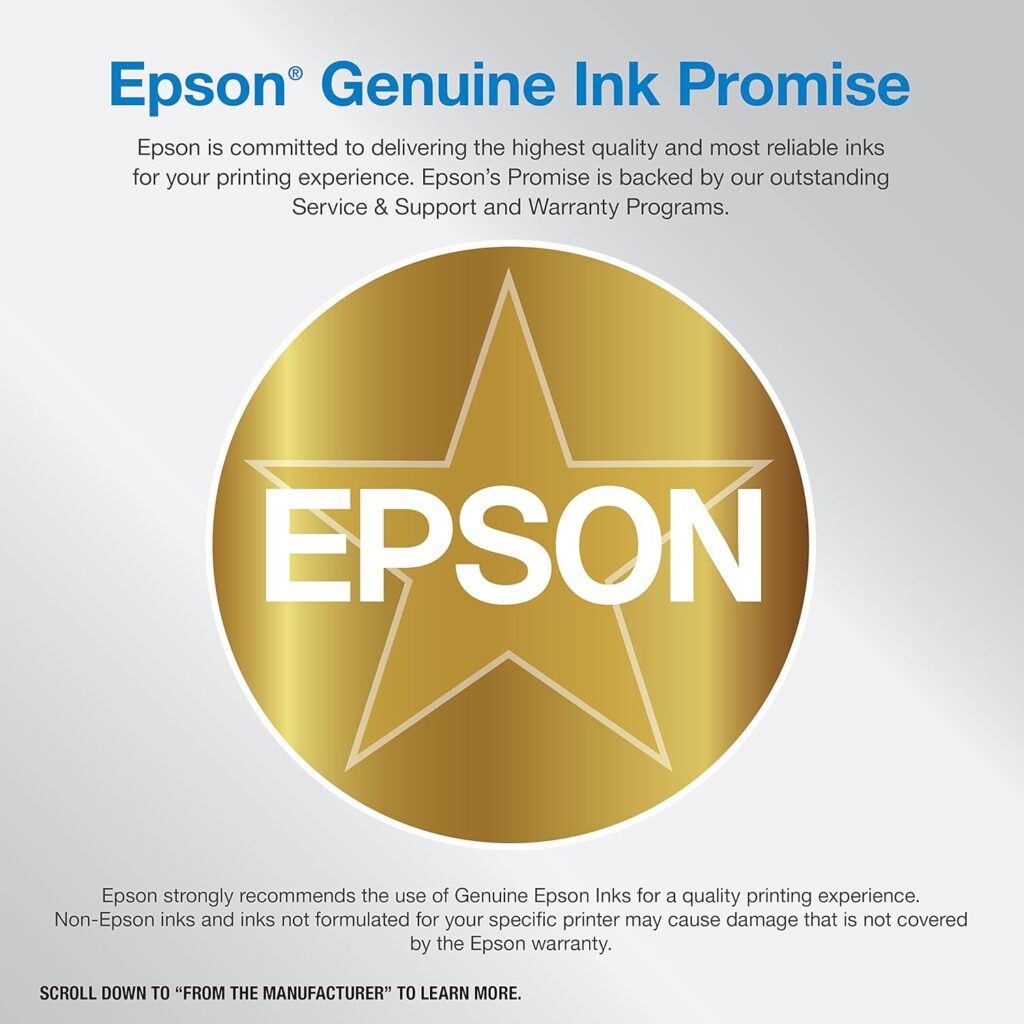 Epson EcoTank ET-2850 Wireless Color All-in-One Cartridge-Free Supertank Printer with Scan, Copy and Auto 2-sided Printing - White (Renewed)