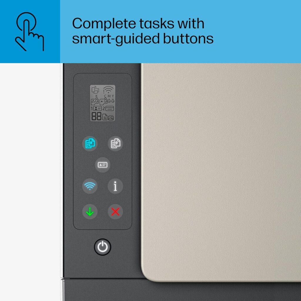 HP Smart Tank 5000 Wireless All-in-One Ink Tank Printer with up to 2 years of ink included, mobile print, scan, copy