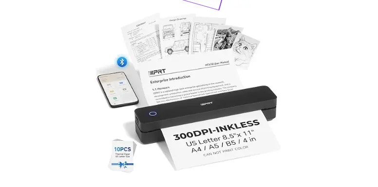 iDPRT Portable Printer Wireless for Travel