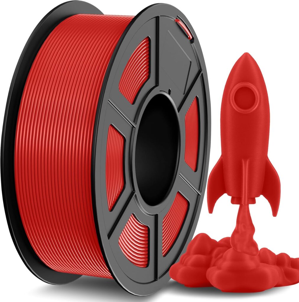 JAYO Rapid PLA 3D Printer Filament Bundle 2KG, High Speed PLA Filament 1.75mm 50mm/s - 600mm/s Print Range, 8 Pack 250g Spool Filament (Black, White, Blue, Red, Pink, Orange, Yellow, Olive Green)