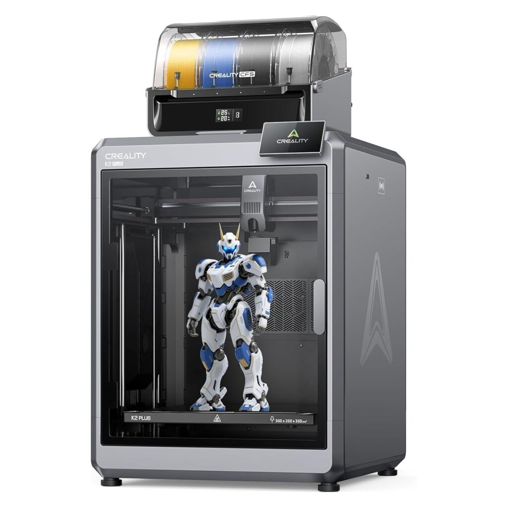 Official Creality K2 Plus Combo 3D Printers, Multicolor Printing Machine Up to 16 Colors, 600mm/s High-Speed Printing, Dual AI Camera for Monitoring, 350x350x350mm Build Volume Filament System
