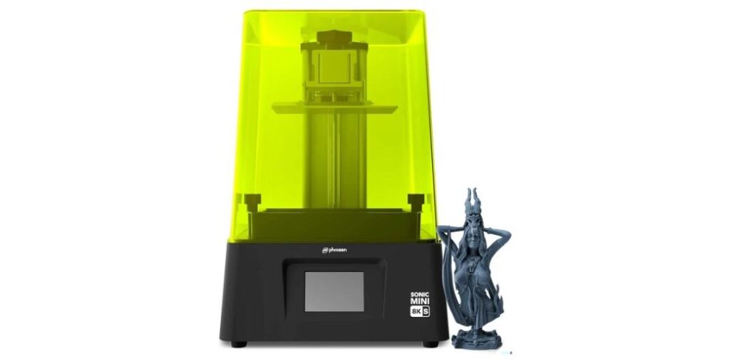 phrozen Sonic Mini 8K S LCD Resin 3D Printer, 7.1 inch Monochrome LCD, Tabletop 3D Resin Printer with 22µm XY Resolution