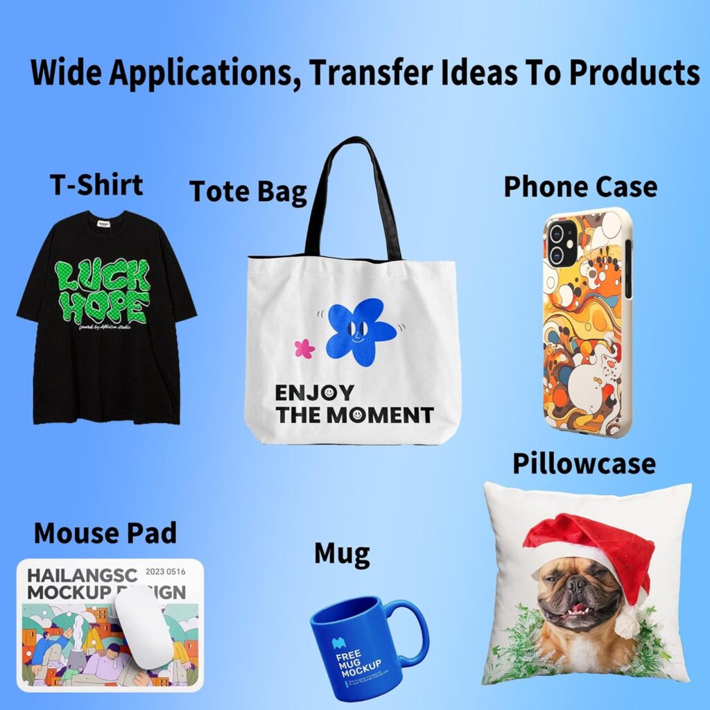 Pinckney Cartridge-Free Super-Tank Printer with Sublimation Ink for Sublimation Printing, Heat Transfers on T-Shirt, Paper Tray, AIO, ADF and Ethernet (Renewed)