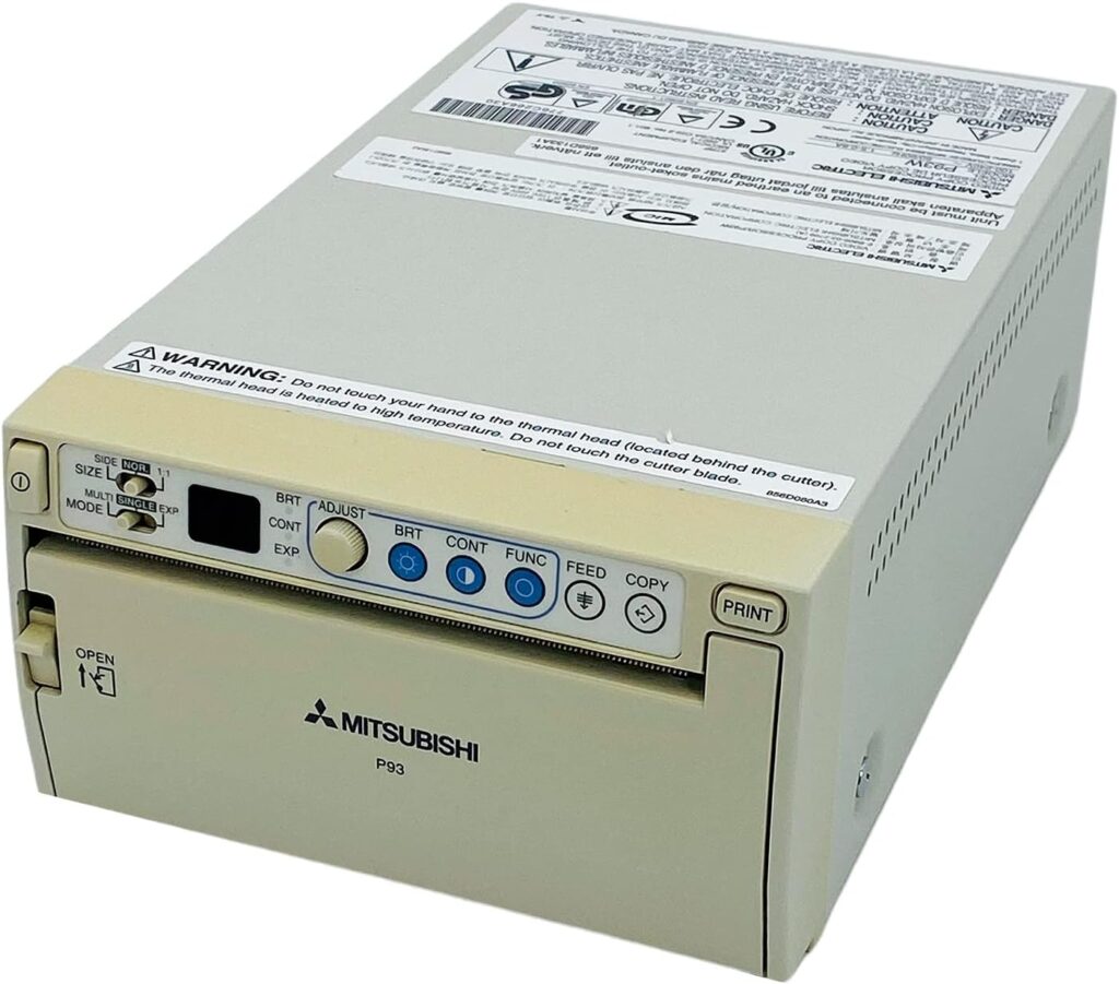 Tekswamp P93W Dye Sublimation Thermal Transfer Video Printer, Bundle with Power Cord