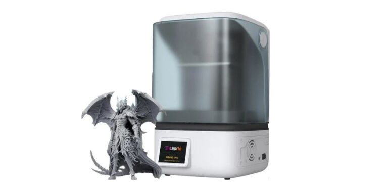 OLAPRIN Resin 3D Printer, 4K Resolution, Equipped with 6.6 Inch Monochrome Screen, 145x90x150mm Build Volume Printing Size, Higher Resolution Resin Printer