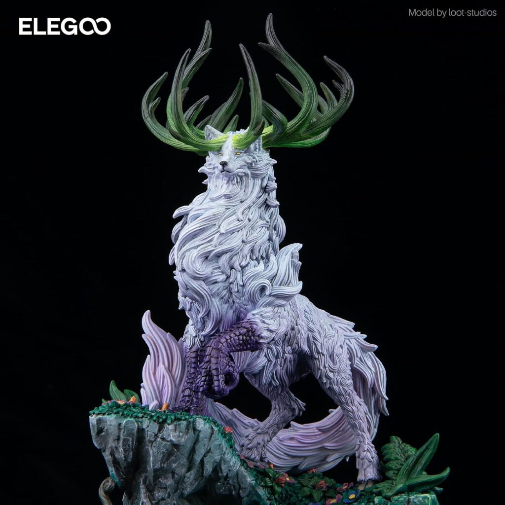 ELEGOO Mars 5 Ultra 9K MSLA Resin 3D Printer, Smart Mechanical Sensor, Fast Printing Up to 150mm/h, AI Camera, WiFi Cluster Printing, Automatic Leveling, Large Printing Size 6.04 * 3.06 * 6.49 inch