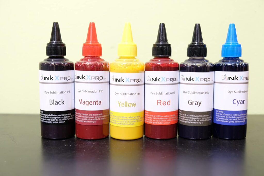 INKXPRO 6x100ml Dye Sublimation Ink for Epson Expression XP-15000 Printer
