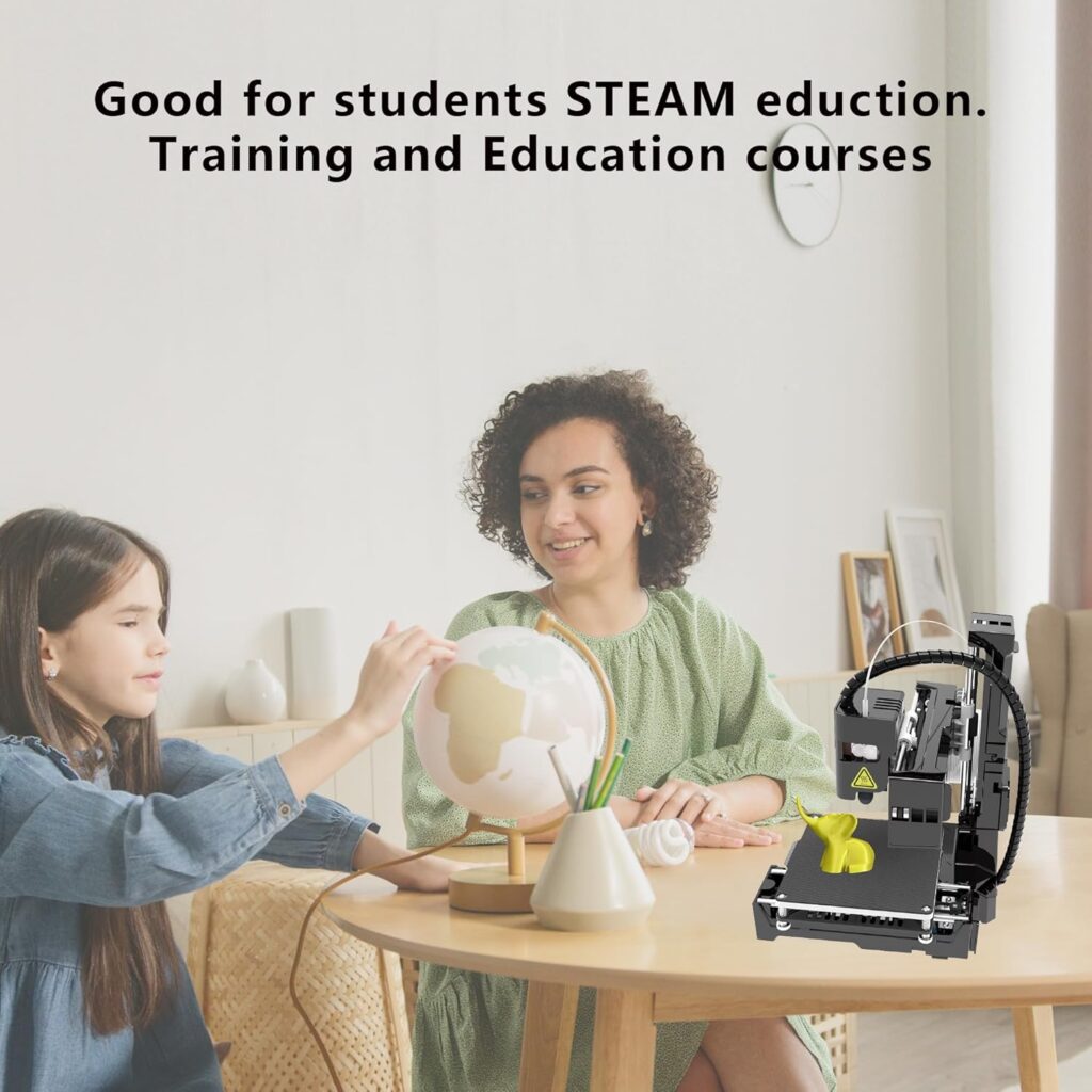 K9 FDM Mini 3D Printer,2023 Upgrade 3D Printer for Kids and Beginners: Your First Entry-Level 3D Printer with High Printing Accuracy