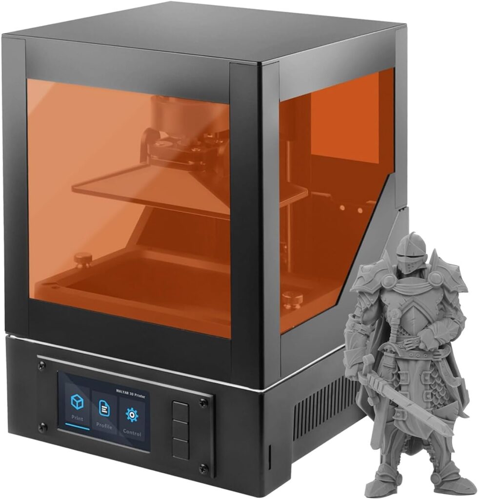 MALYAN S100 Mini Resin 3D Printer with 5.5 2K LCD Curing Screen, High Precision, Auto Leveling, Printing Size 115 x 65 x 110 mm, Beginner Friendly