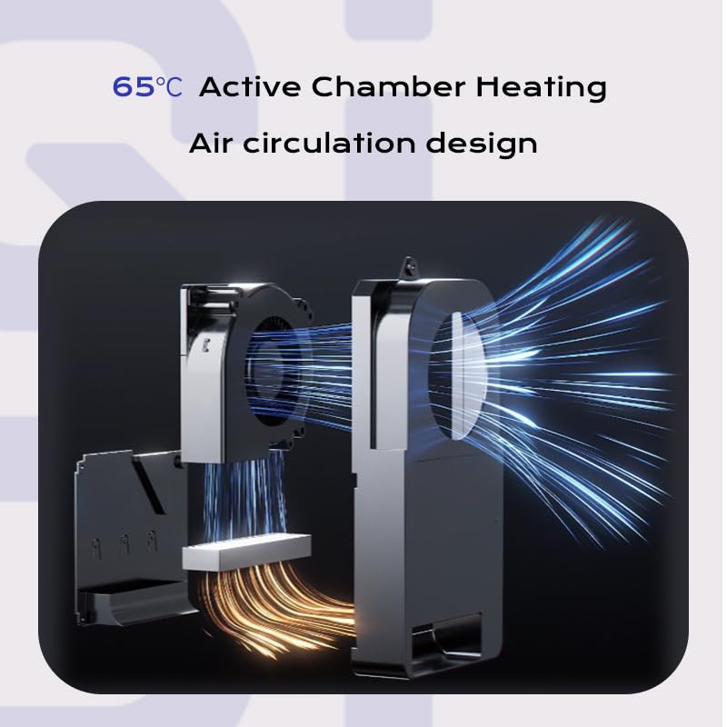 QIDI PLUS4 3D Printer, Max 600mm/s High-Speed, Auto Leveling, 370°C High Temp Extruder, 65°C Heated Chamber, Less Ringing and Ghosting, Supports PPS-CF Filament, Large Build Size 12x12x11
