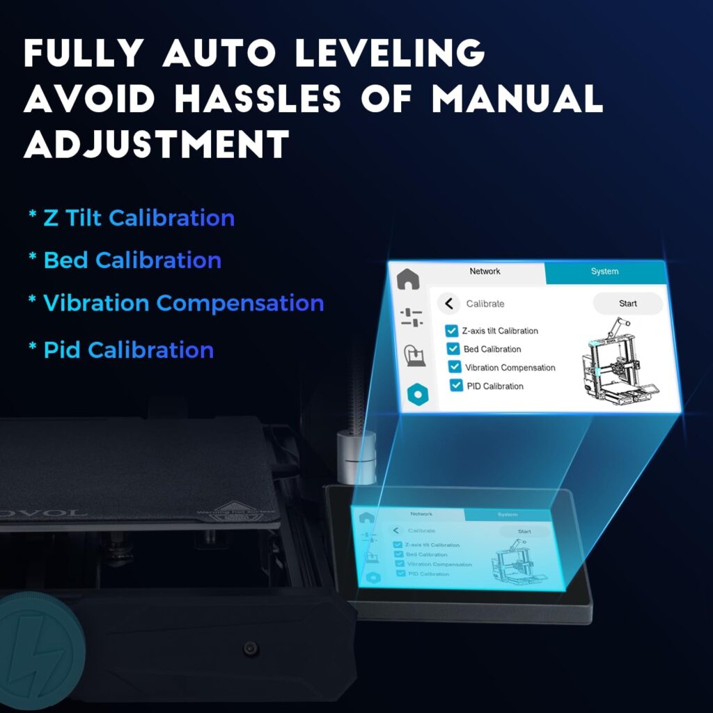 Sovol Zero 3D Printer, 1200mm/s High Speed CoreXY 3D Printers with Eddy Scanning  Pressure Sensing, 350℃ Nozzle  120℃ Heated Bed Heating, XYZ Full Linear Rails Open Source Build Volume 6X6X6in