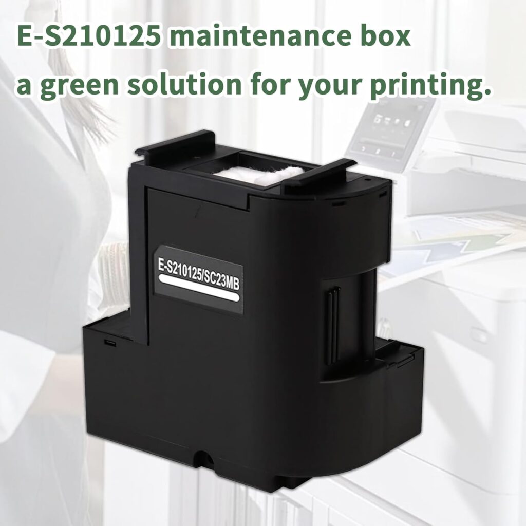 CHILLAWAYS F170 Maintenance Box C13S210125 | High-Yield Ink Tank for SureColor SC-F170, F100, F150 Dye Sublimation Printers | Easy to Install |